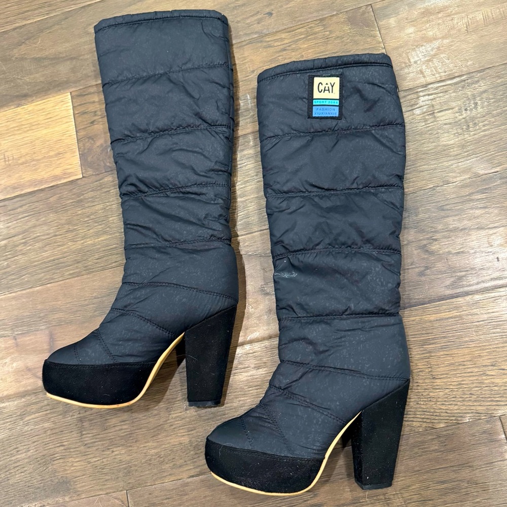 Cay Heeled Winter Boots